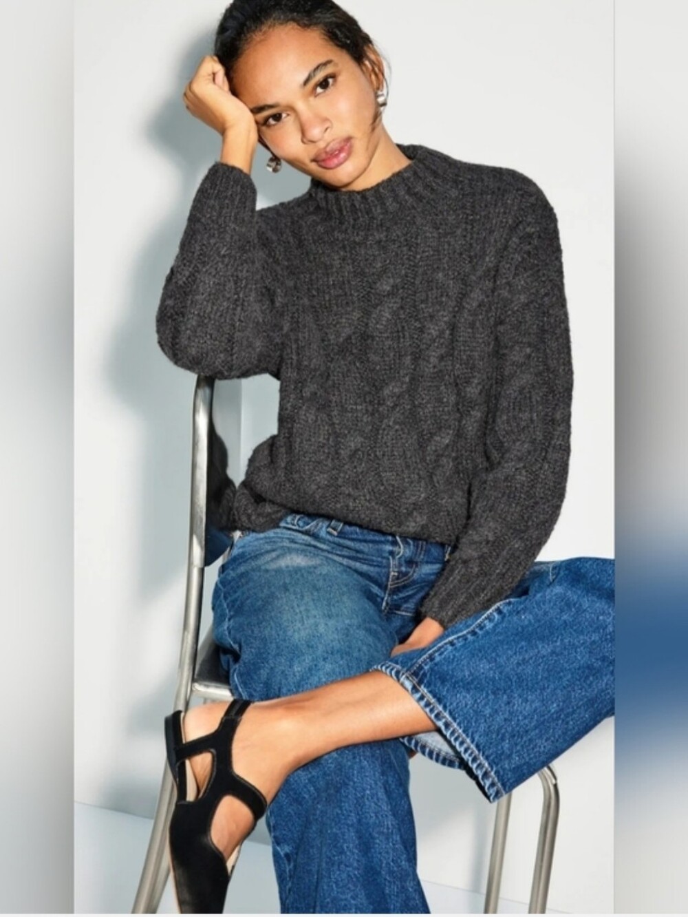 Roam Avignon Cable Knit Sweater